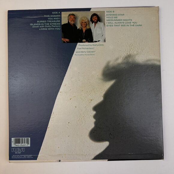 Kenny Rogers Eyes That See In The Dark Country Artist 1983 Music Vinyl Record - Picture 4 of 8